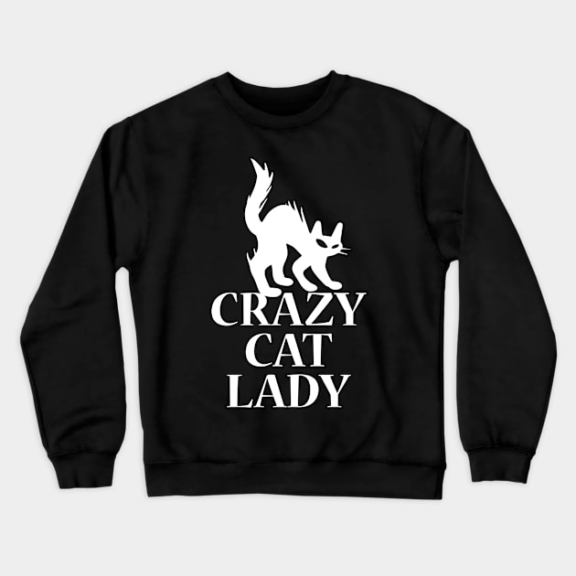 Crazy Cat Lady Crewneck Sweatshirt by kimmieshops